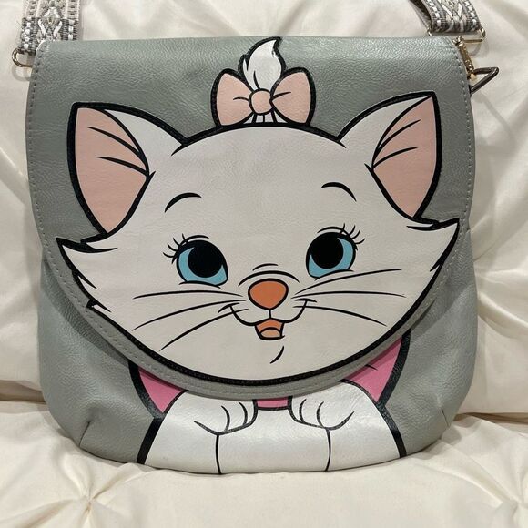 Loungefly Handbags - Rare Find Heart Logo Loungefly X Disney The Aristocats Marie Crossbody Bag EUC